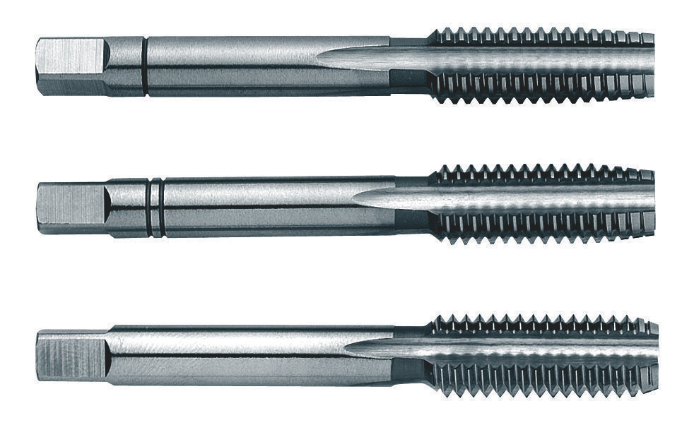 Набор метчиков ручных No 1000 HSS DIN 352, 3 пр., Nr.1/Nr.2/Nr.3, M2.5 x 0.45 (ZI-100044)