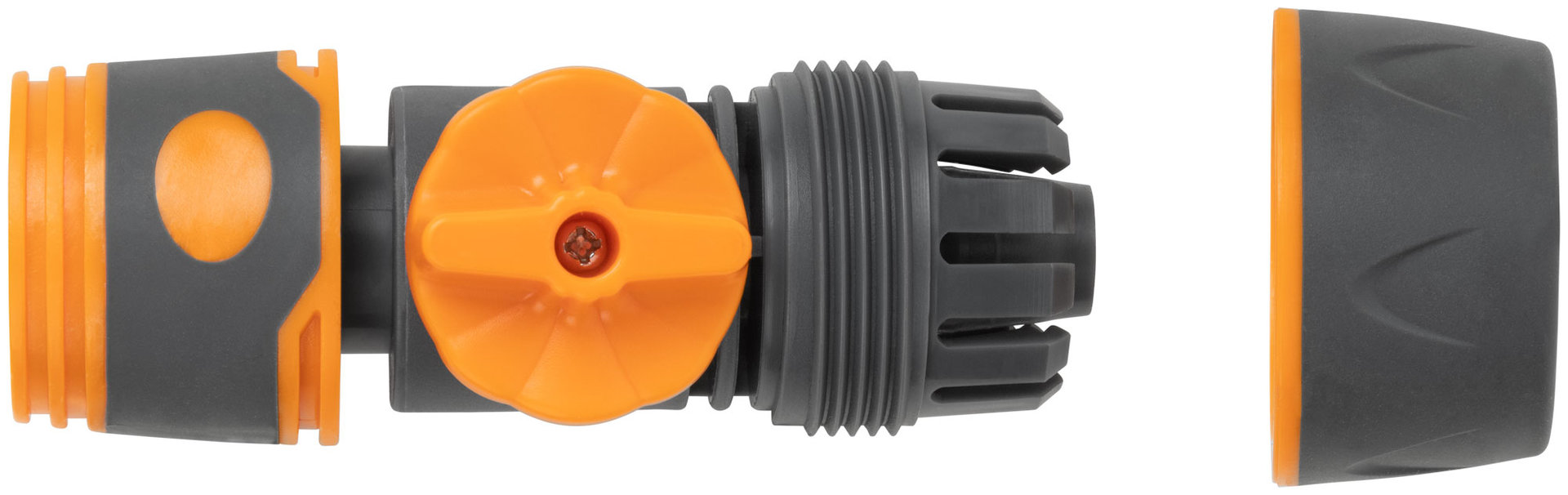 Соединитель двухкомпонентный 3/4 с запорным клапаном (77758)