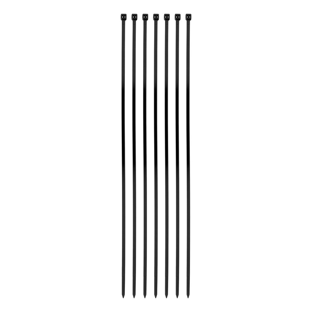 Хомуты, 300 x 3.6 мм, пластиковые, черные, 100 шт Сибртех (45560)