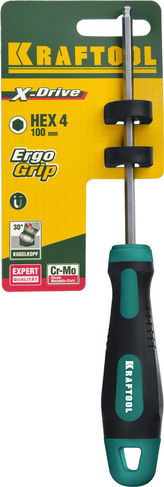 Отвертка Hex4 x 100 Х-Drive KRAFTOOL 250075-4-100