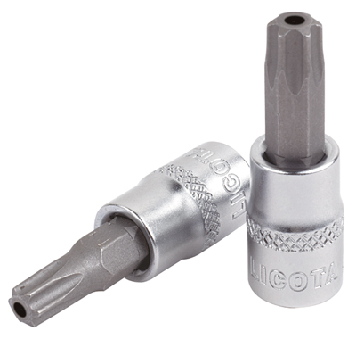 Головка торцевая с вставкой torx с отверстием T50 L=55 мм 1/2 Licota H4TT050