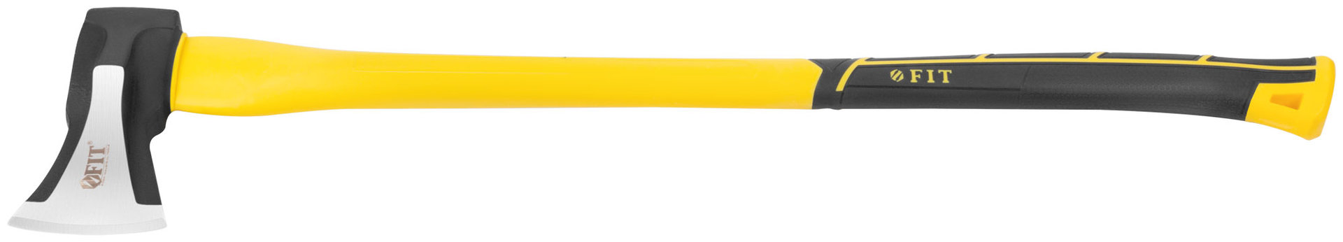 Топор-колун ушастый кованый, фиберглассовая длинная ручка 800 мм, 2000 гр.