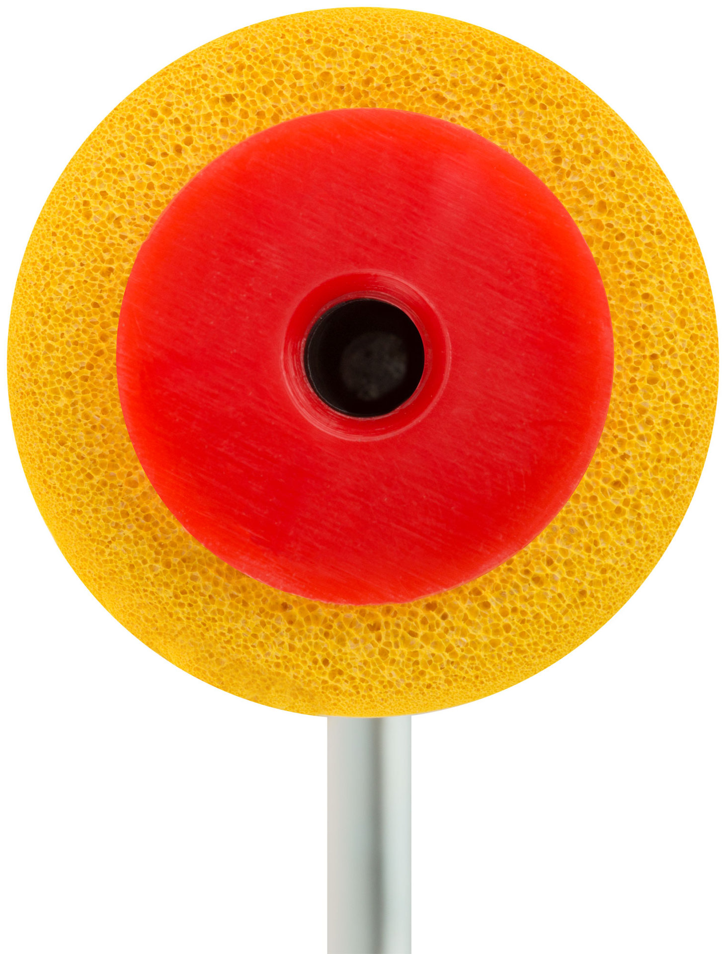 Валик прижимной для обоев резиновый, желтый 150 мм (02983)