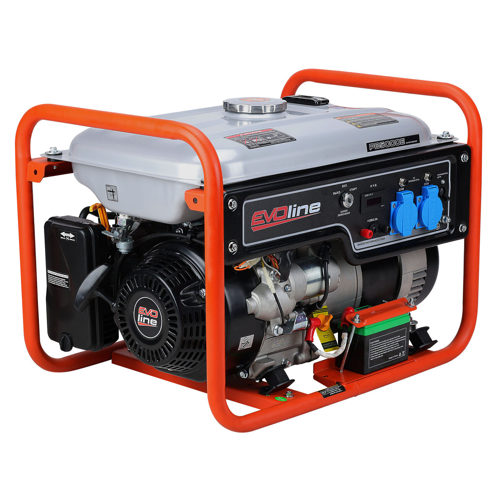 Генератор бензиновый EVOline PB 5000 E (произведено Zongshen)