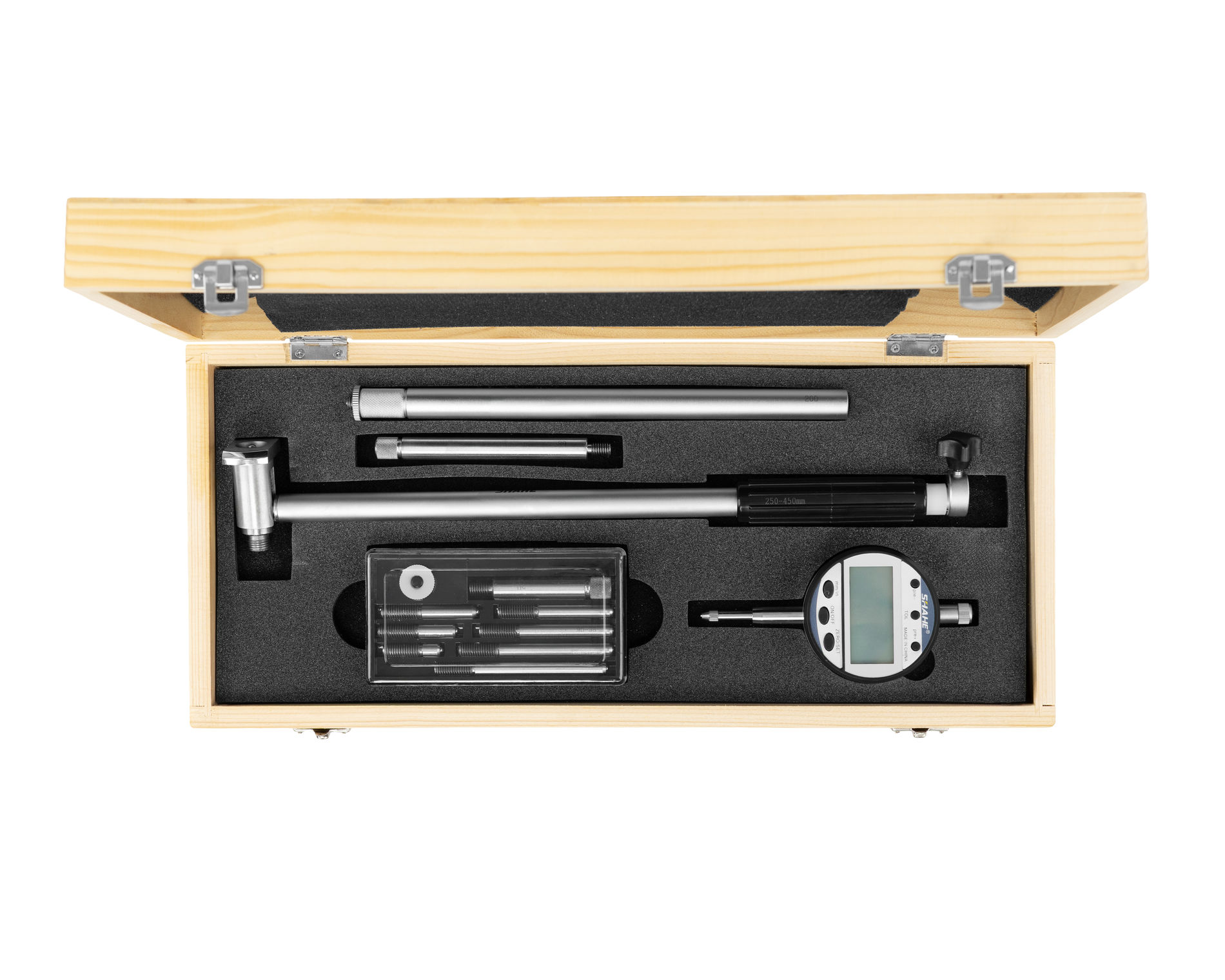 Нутромер индикаторный электронный НИЦ 250-450 0.01 (ГРСИ №85113-22) SHAHE