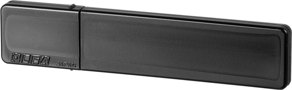 Черные сегментированные лезвия EXCEL BLACK 25 мм, 5 шт, в пластиковом кейсе + блистер, особо острые OLFA OL-HBB-5B