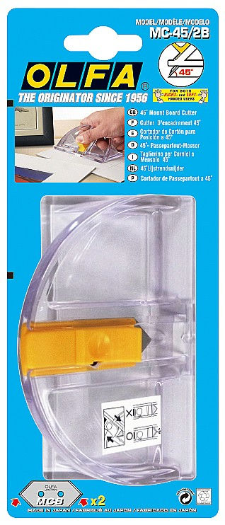 Нож Mount Cutter для резки под углом 45°, 20 мм OLFA OL-MC-45/2B