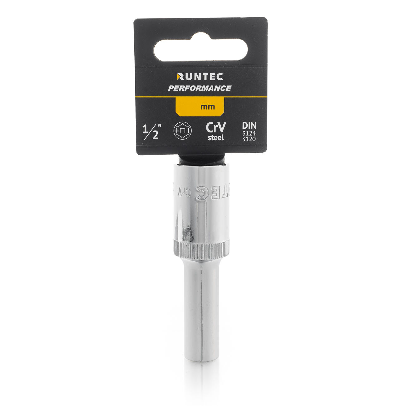 RUNTEC RT-H12S10L Головка торцевая глубокая RUNTEC CrV, 6PT, 1/2, 10 мм (RT-H12S10L)