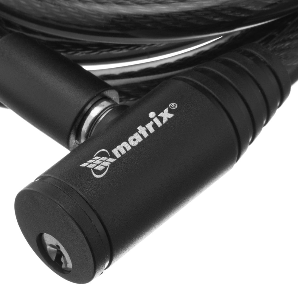 Замок тросовый универсальный, 10 х 1200 мм Matrix (91833)