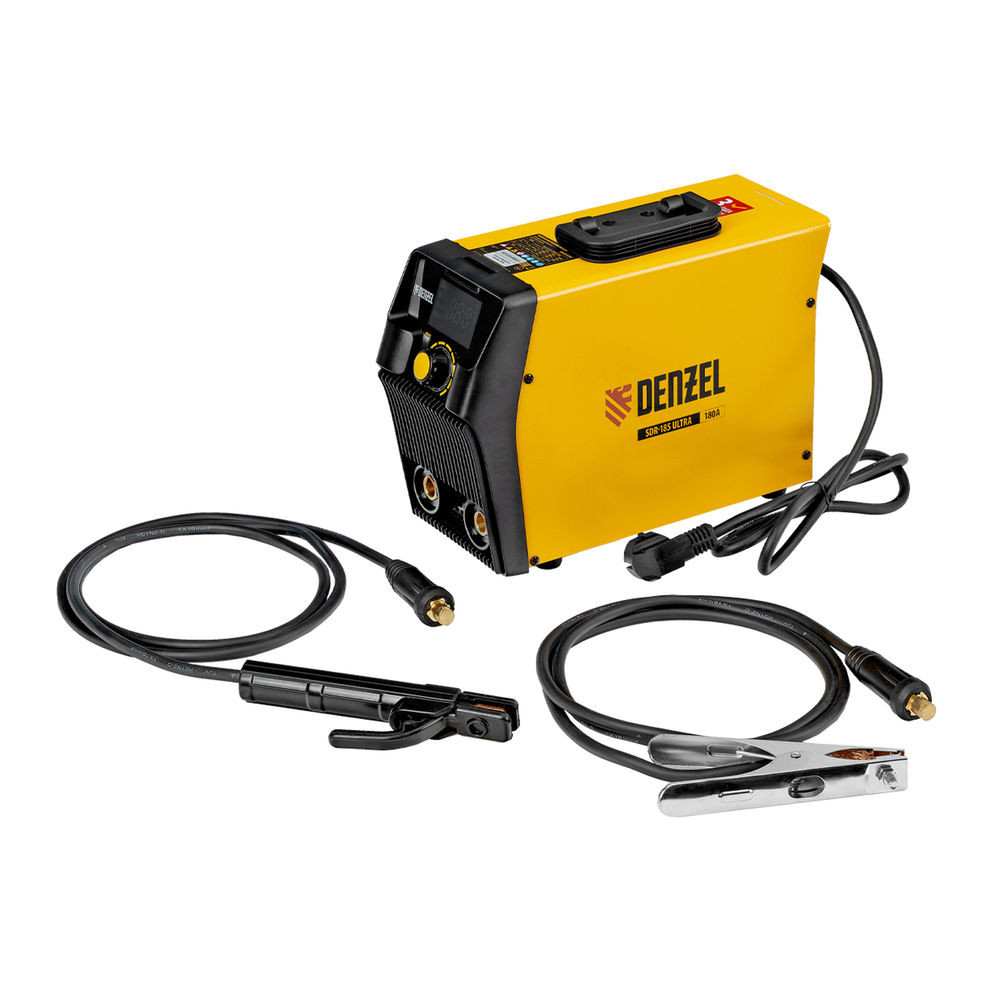 Аппарат инвертор. дуговой сварки SDR-185 Ultra, 180 А, ПВ 60% Denzel (94359)