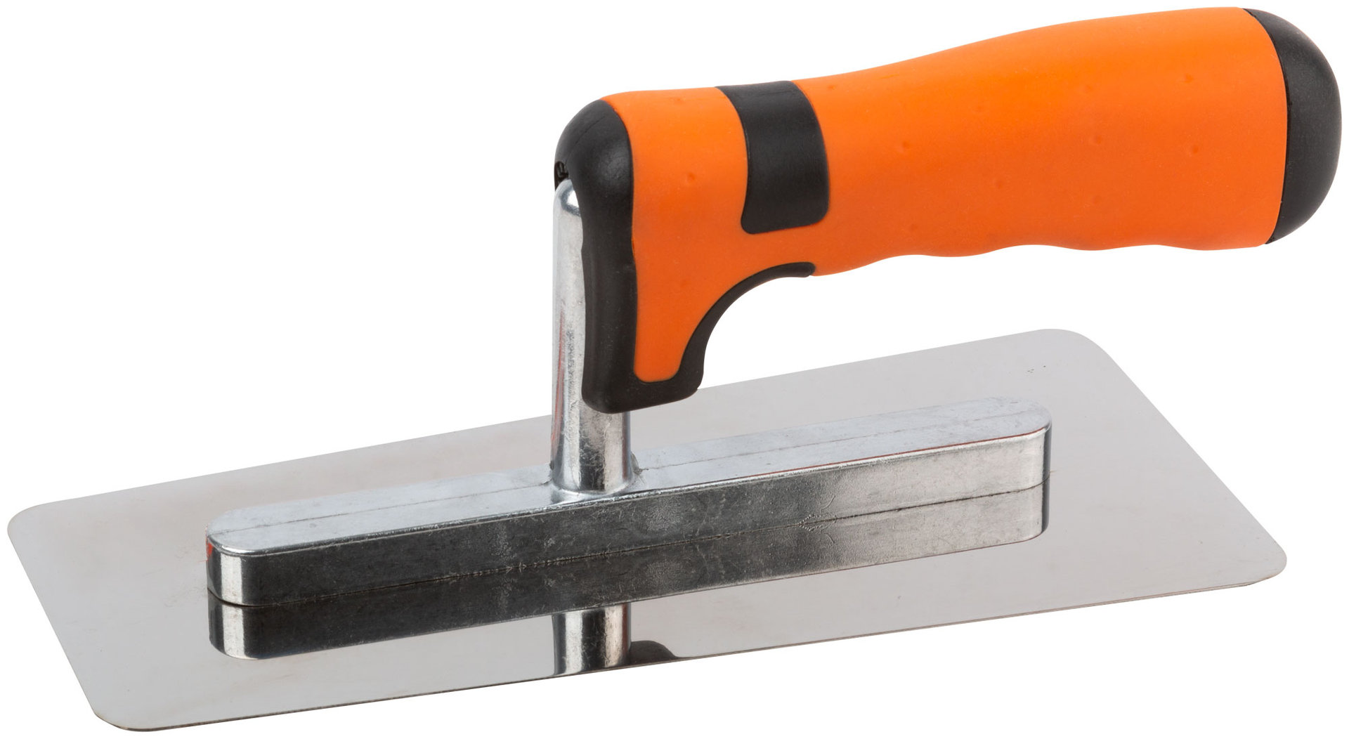 Кельма нержавеющая, венецианская форма, 2К ручка, 200 х 80 мм (30-2020)