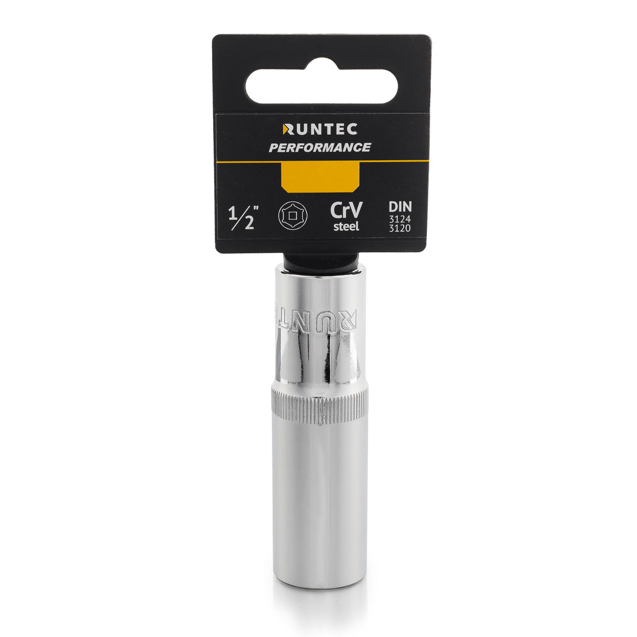 RUNTEC RT-H12S19L Головка торцевая глубокая RUNTEC CrV, 6PT, 1/2, 19 мм (RT-H12S19L)