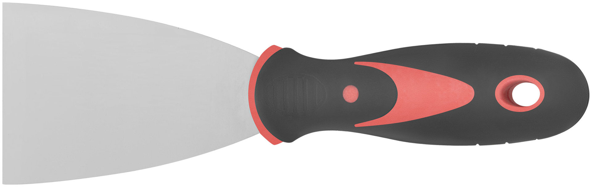 Шпатель, нерж.сталь, прорезиненная ручка 2,5 (63 мм) (06704)