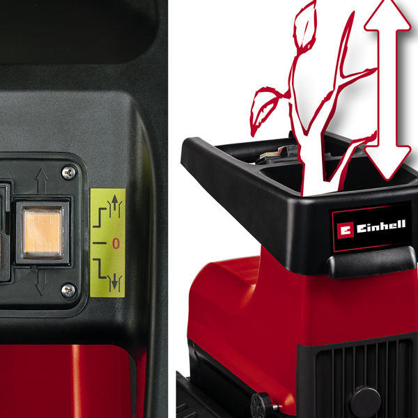 Измельчитель эл. садовый Einhell GC-RS 60 CB,2800Вт,режущ.вал 40/мин,до 45мм,тихий,контейнер 60л (3430635)