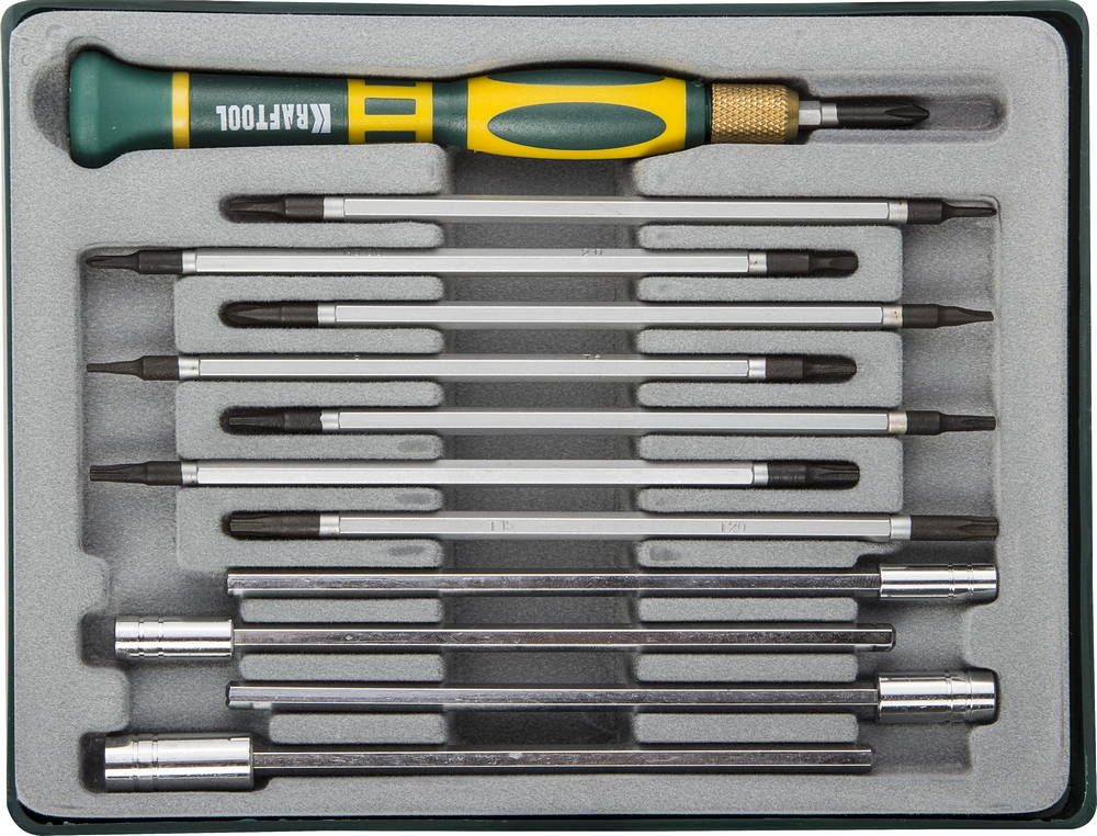 Отвертка для точных работ, 12 предм. Precision-20 KRAFTOOL 25611-H12
