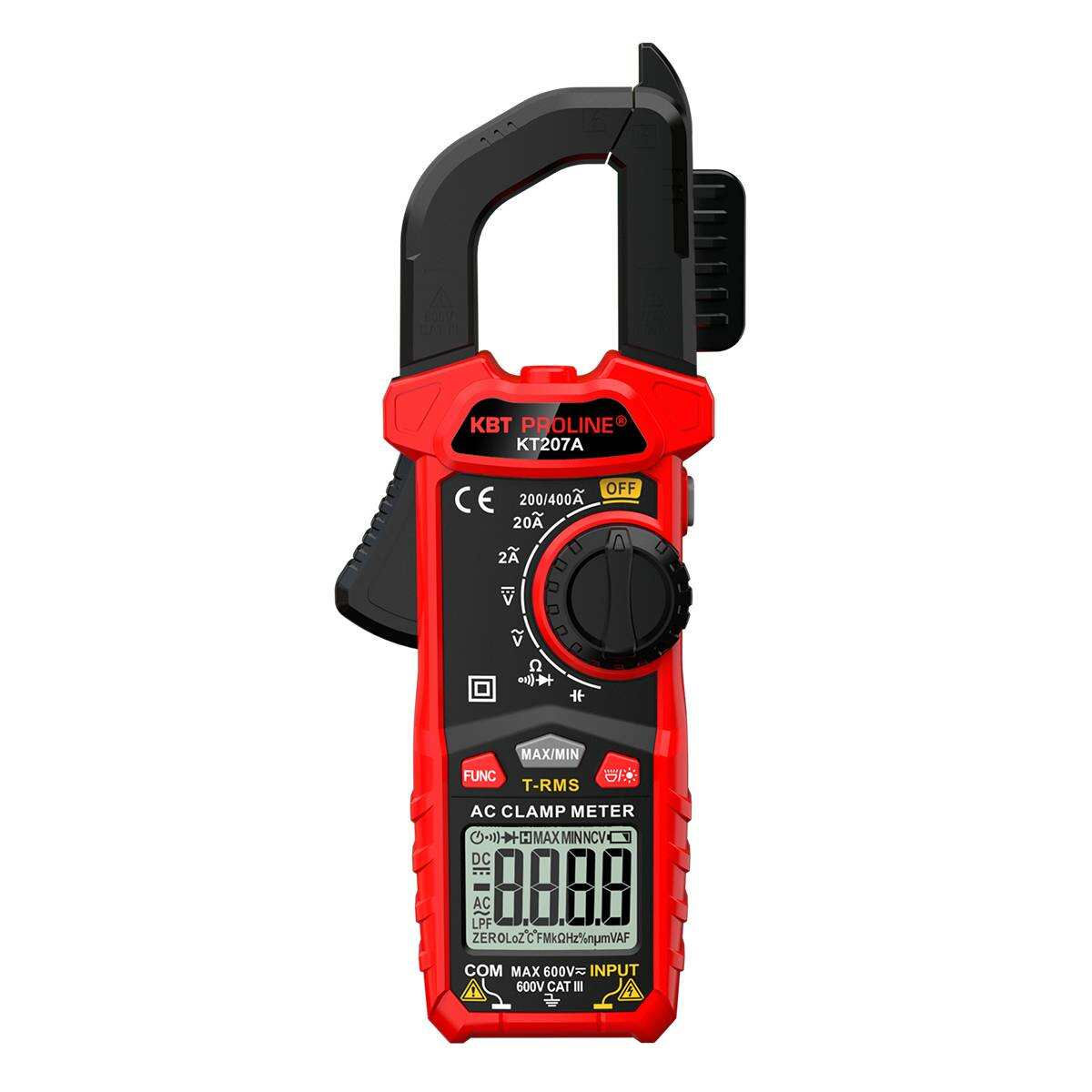 Токовые клещи цифровые KT 207A серия PROLINE (КВТ) (91919)