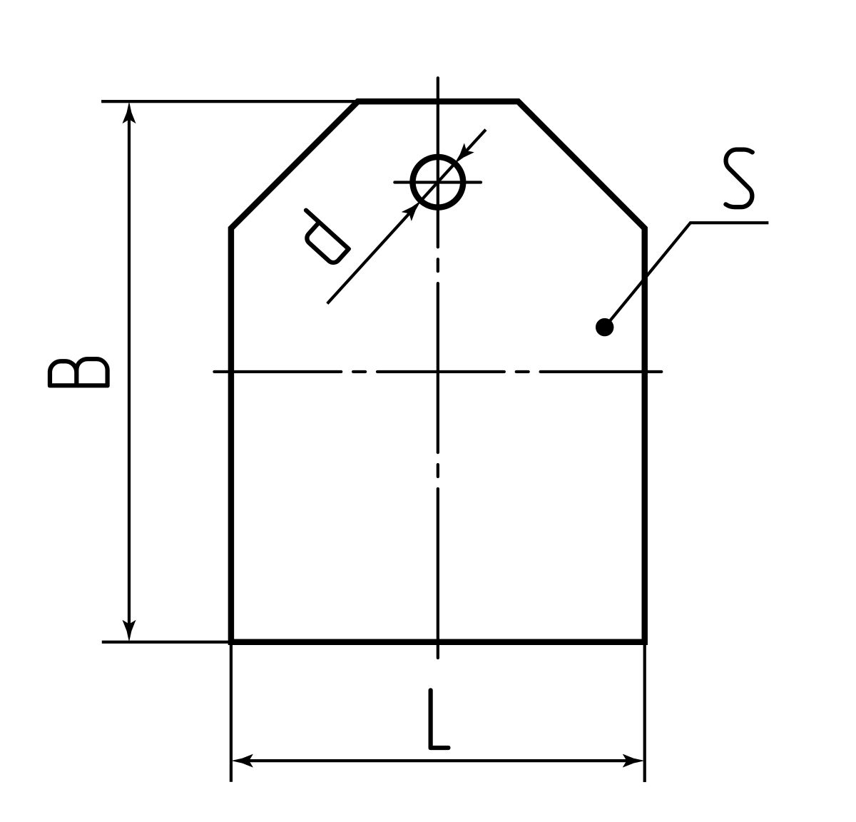 Бирка кабельная У-Домик 150х100х50 (Fortisflex) (67394)