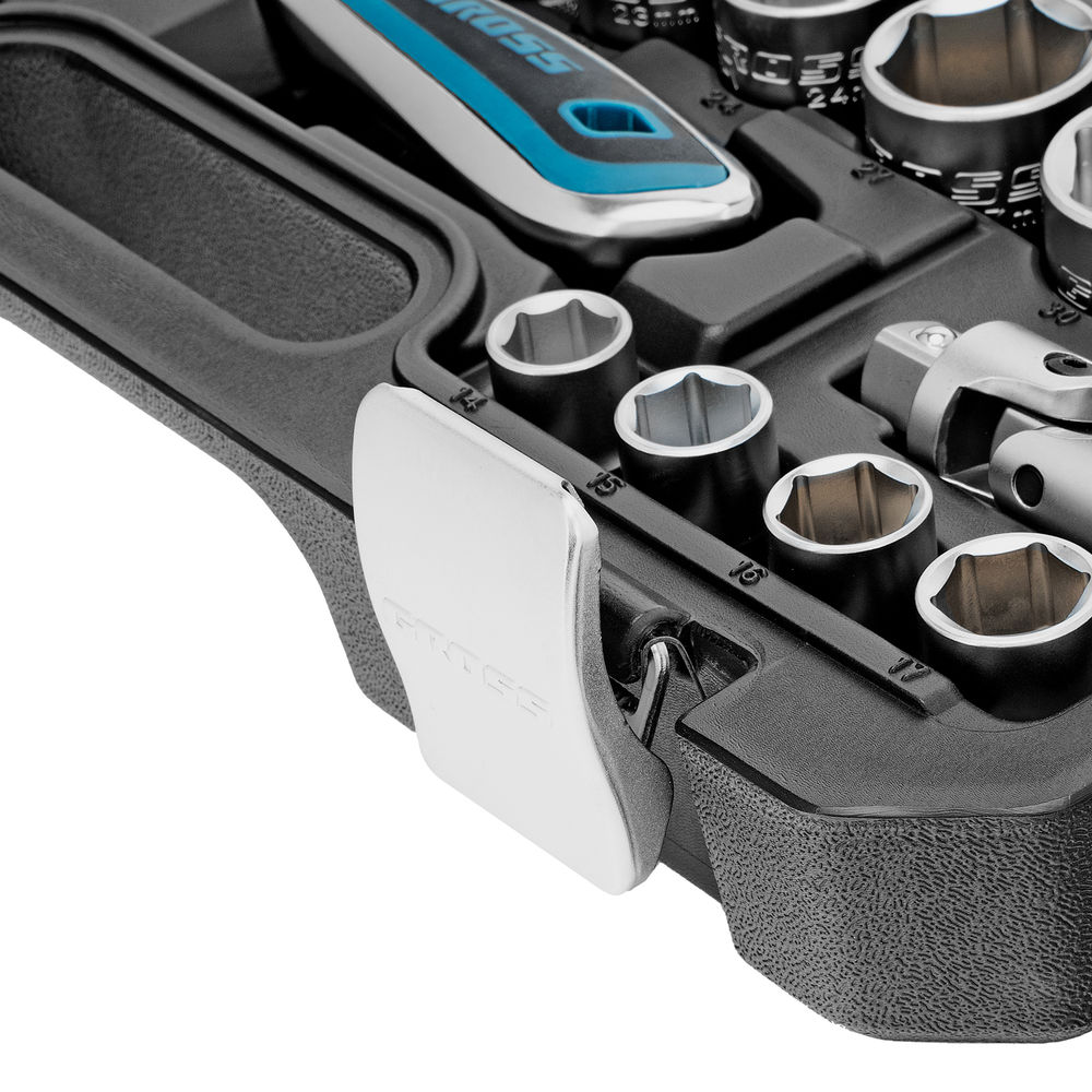 Набор инструментов, 1/2, CrV, 120 зубьев, 24 предмета Gross