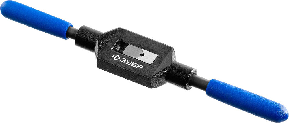 Метчикодержатель для M1-M10 №1 сталь 45 с регулируемыми вкладышами Профессионал ЗУБР 28232-1