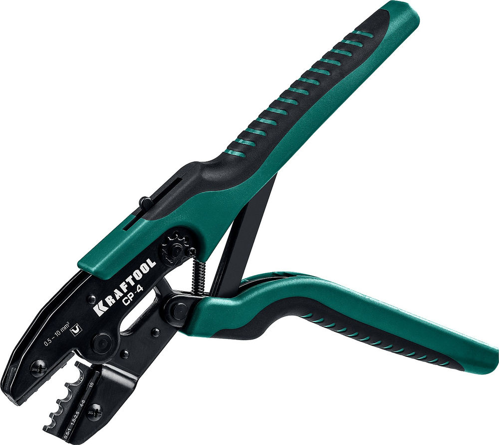 Пресс-клещи 0.5–10 мм? CP-4 для медных наконечников и гильз KRAFTOOL 45461-4