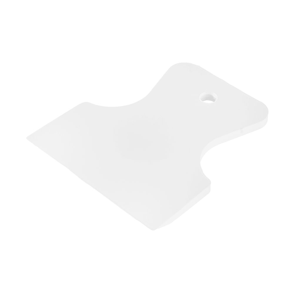 Шпатель, белая резина, 80 мм Сибртех (85833)