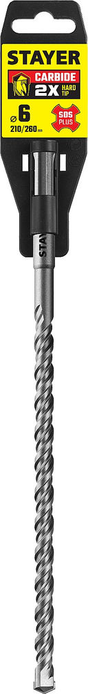 Бур SDS-plus 6 x 260 мм STAYER Professional 2930-260-06_z02