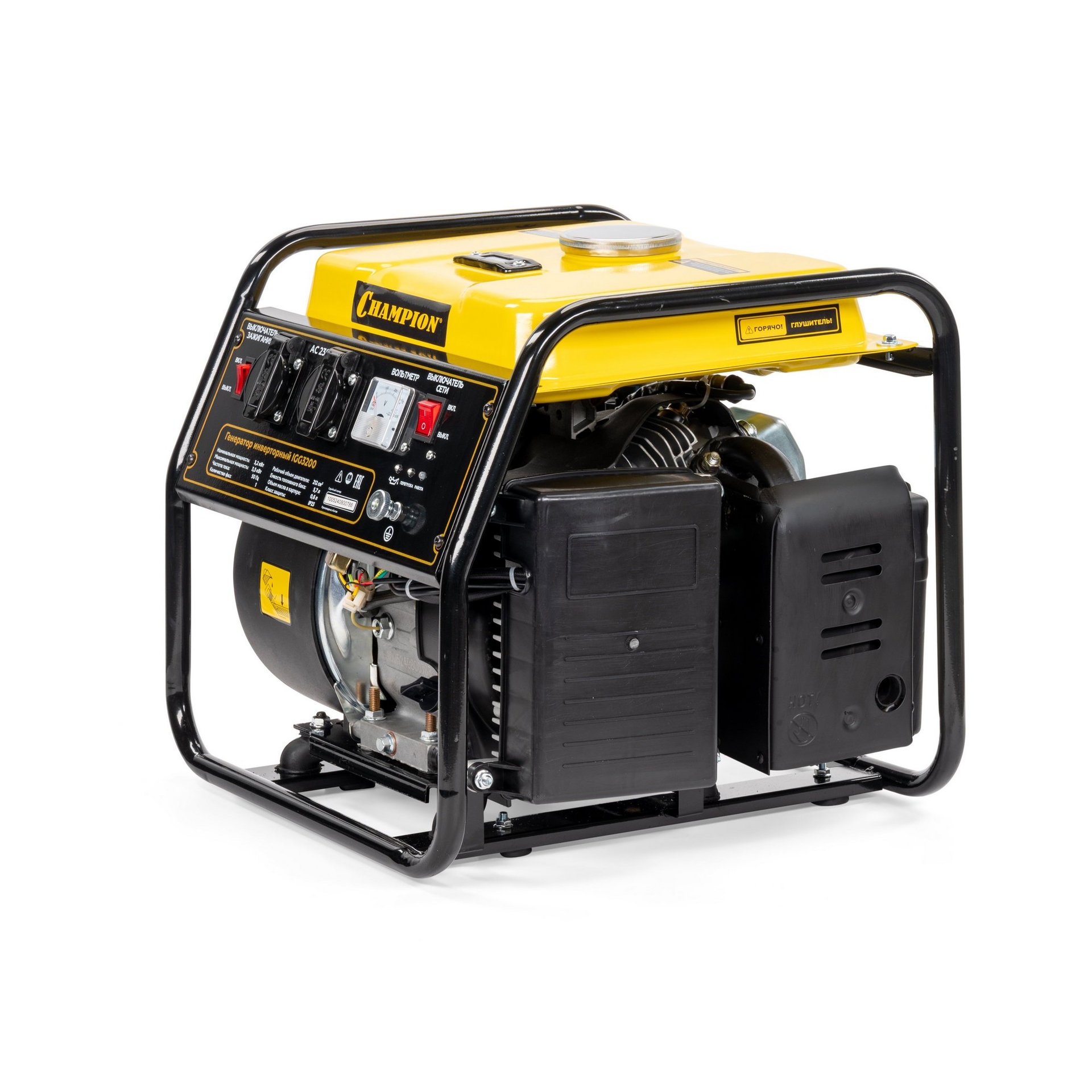 Генератор CHAMPION IGG3200 (3,2/3,5кВт 7лс 5,7л 26кг) (IGG3200)