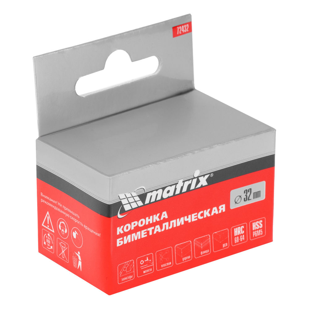 Коронка Bimetal, 32 мм Matrix (72432)