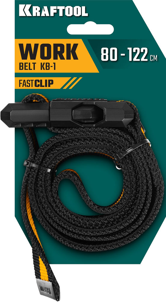 Рабочий ремень KB-1, длина 80-122 см KRAFTOOL 38764