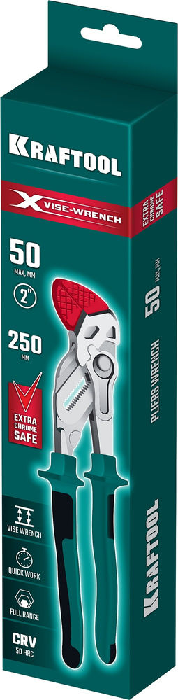 Клещи переставные-гаечный ключ Vise-Wrench X, 250 мм KRAFTOOL 22067