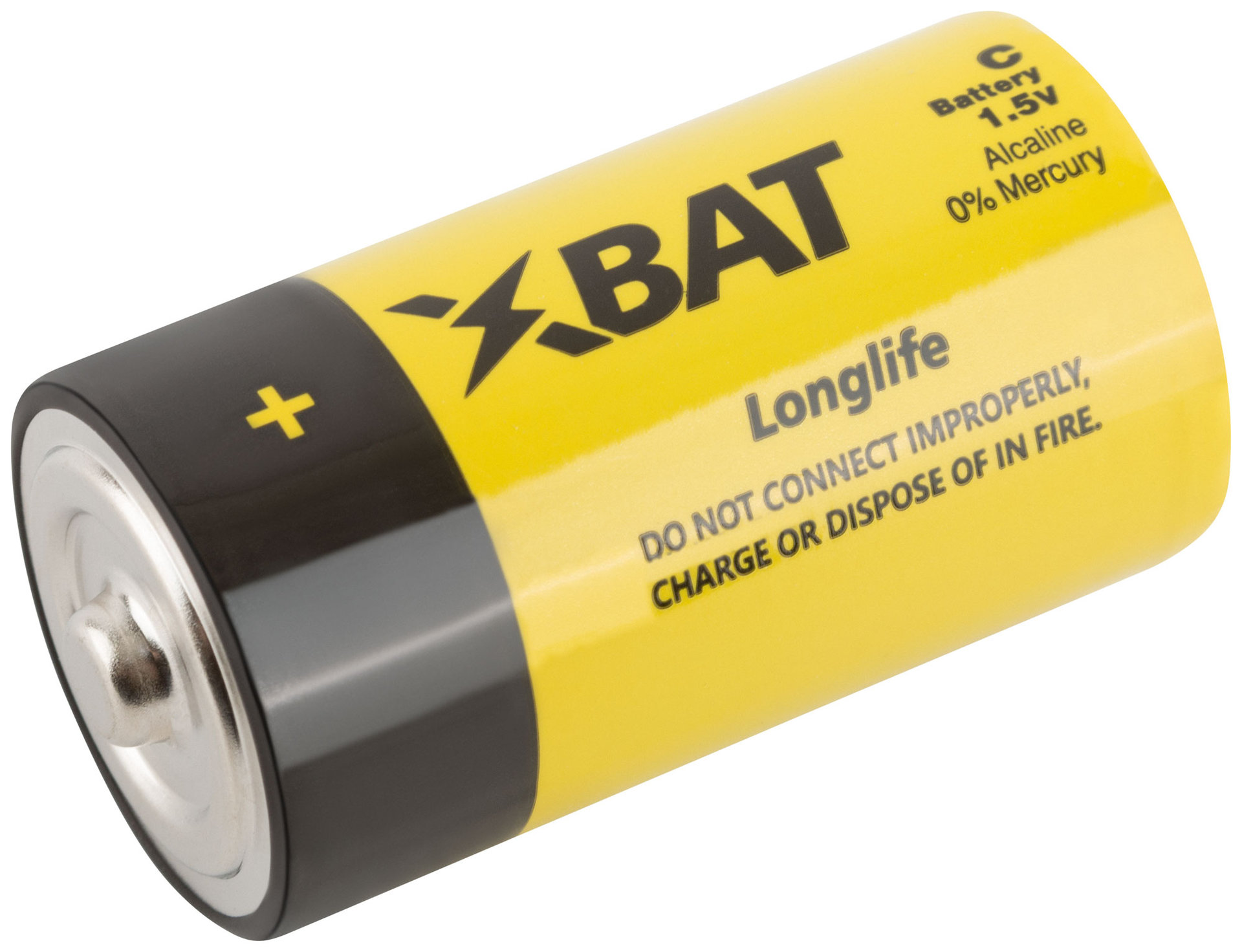 Батарейка щелочная, 1.5 В, тип C, 2 шт. (LR14-2BPC)