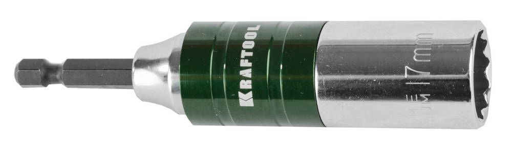 KRAFTOOL 17 мм, 1 шт, бита с торцовой головкой (26397-17)