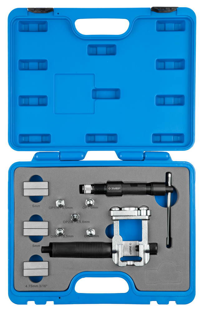 Набор развальцовок 10 шт, для простых и двойных бортиков ЗУБР 23613-H10