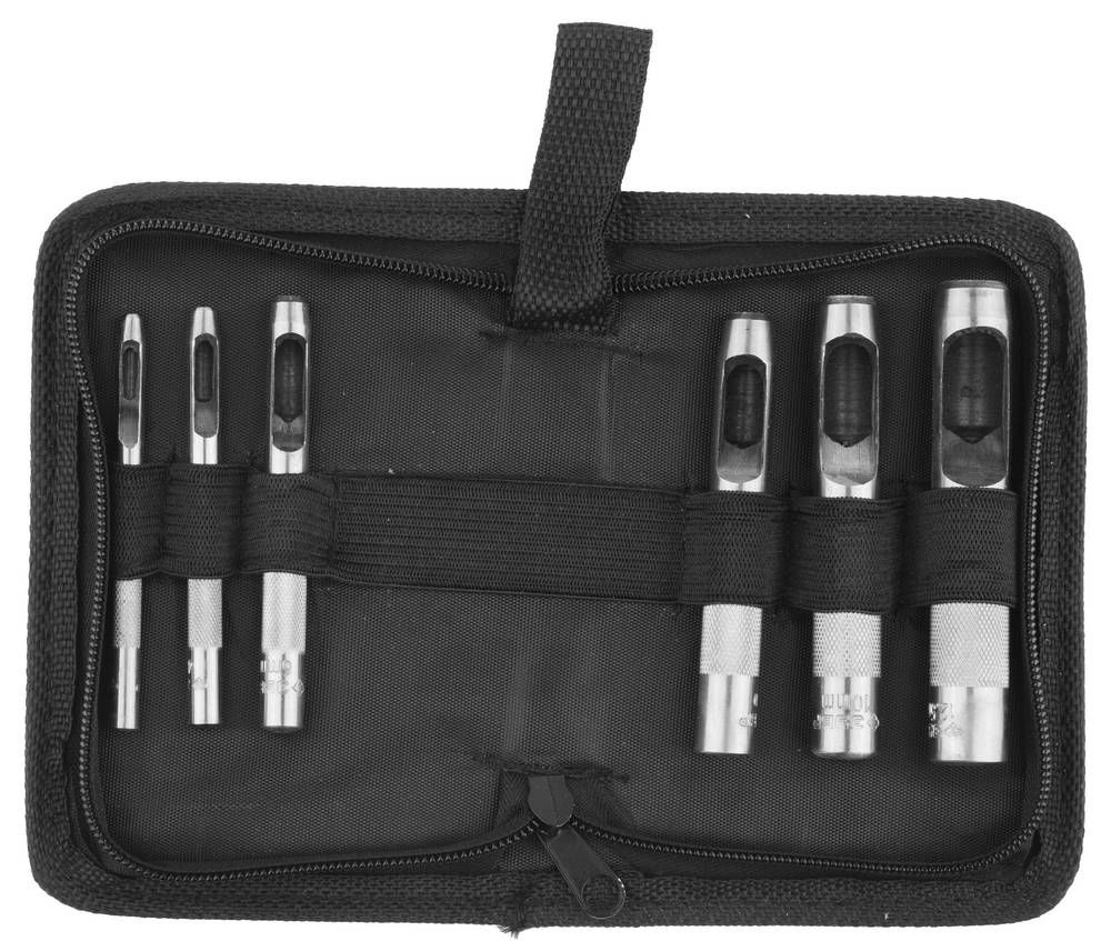 Набор пробойников для кожи 3 - 12.5 мм, 6 шт ЗУБР 22949-H6