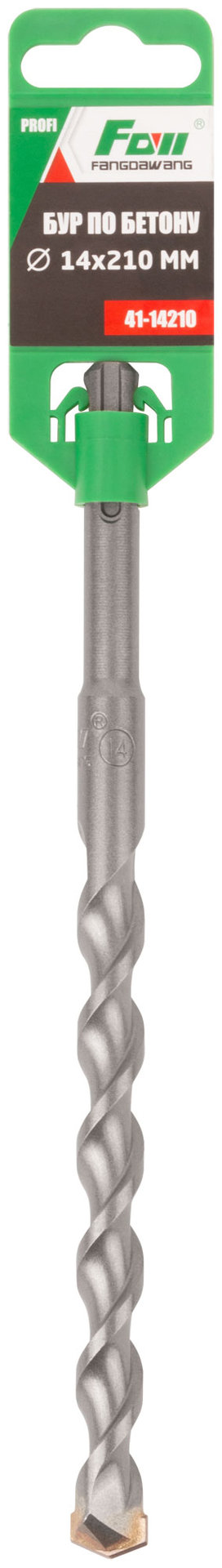 Бур по бетону FDW, Profi, SDS-Plus, 14 х 210 мм (41-14210)