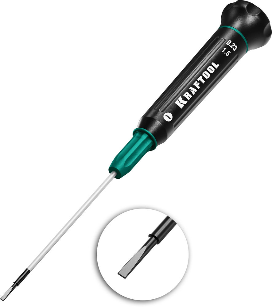 Отвертка для точных работ Precision SL1.5 KRAFTOOL 25681-1.5