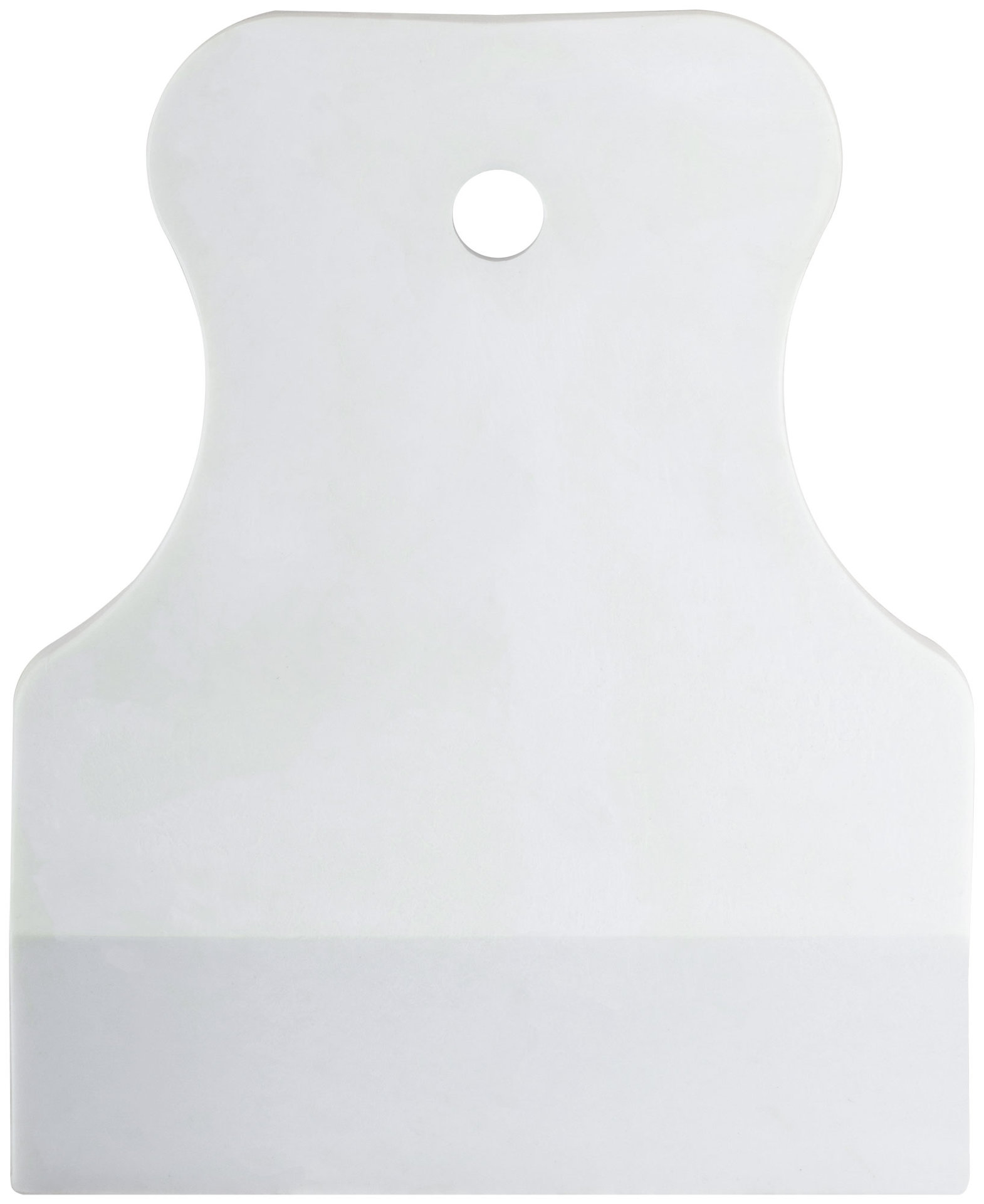 Шпатель резиновый белый 80 мм (06863)