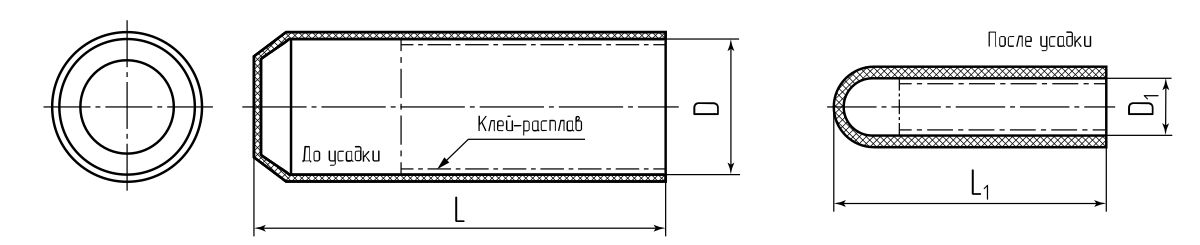 Капа кабельная термоусаживаемая ОГТ-100/40 (КВТ) (65138)