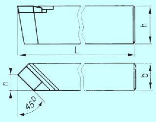 Резец проходной прямой 40х25х200 ВК8