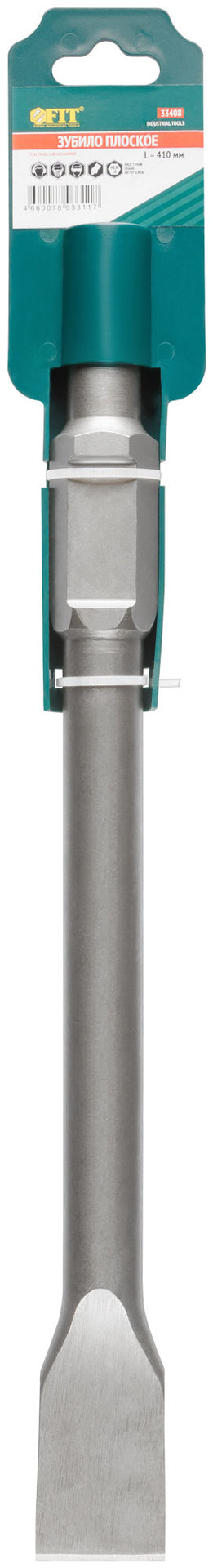 Зубило для молотка отбойного узкое НЕХ 30х40х410 мм (33408)