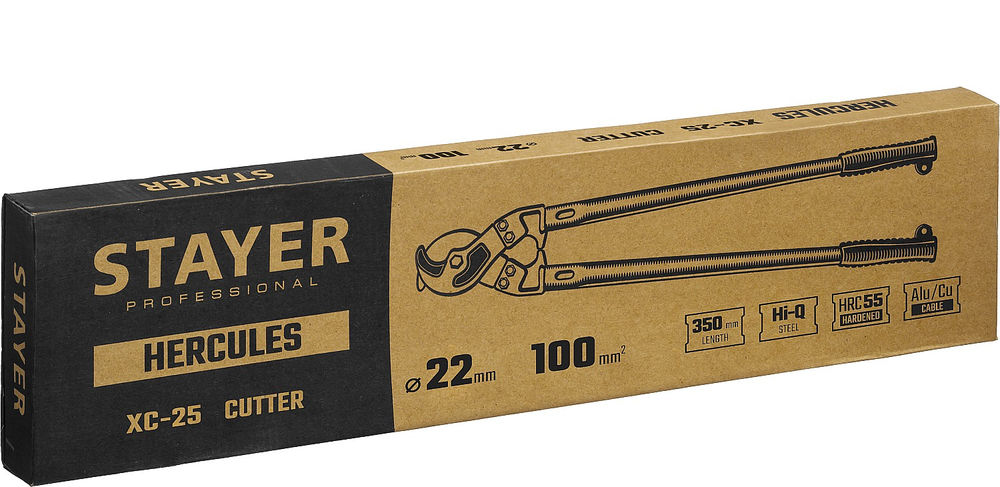 Кабелерез Hercules XC-25, d 25 мм, 350 мм STAYER Professional 2334-35