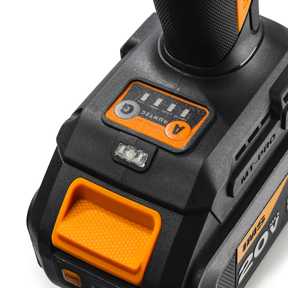 Дрель-шуруповерт ударная аккумуляторная RUNTEC PRO 13 мм, 20В, 2*4Ач, 100Нм, RUNTEC, RT-ID224