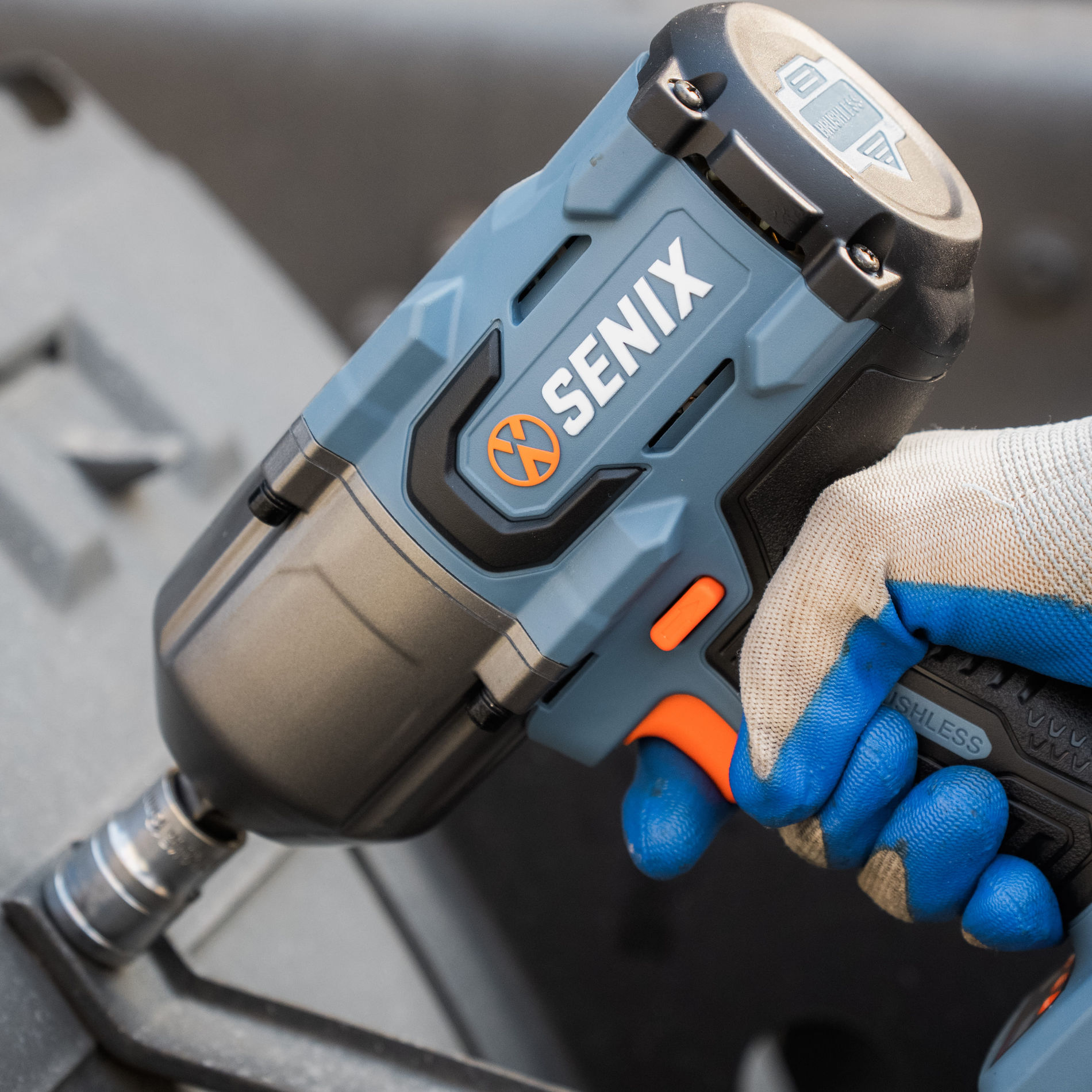 Импульсный гайковерт 1/2, 1000 Нм, без АКБ и ЗУ X2 20В