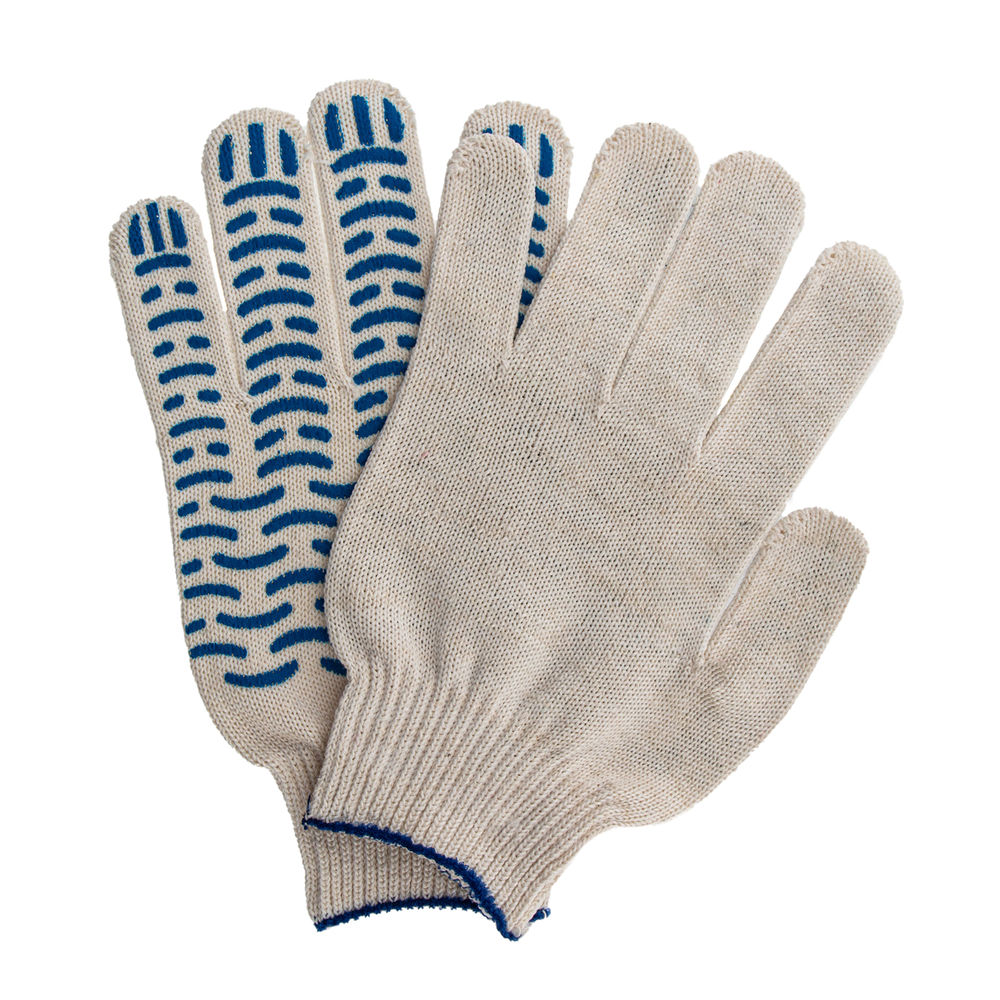 Перчатки х/б, ПВХ покрытие, Волна, 10 класс (67716)