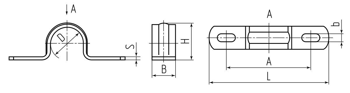 Скоба металлическая СМД 21-22 (Fortisflex) (49377)