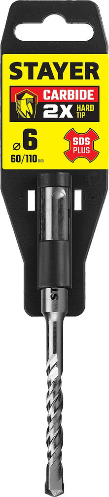 Бур SDS-plus 6 x 110 мм STAYER Professional 2930-110-06_z02