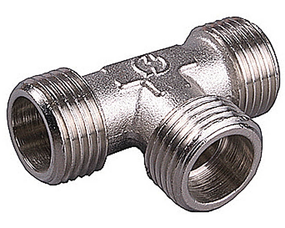 GENERAL FITTINGS наружная резьба 1/2?, никель, тройник (51051-1/2)