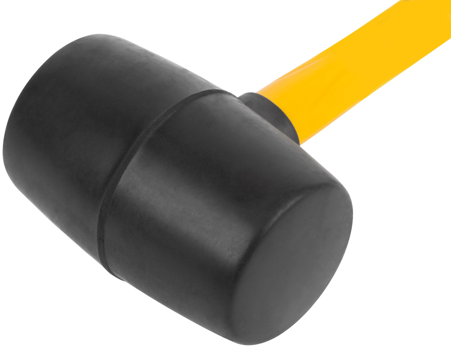 Киянка резиновая, фиберглассовая ручка 60 мм ( 450 гр )