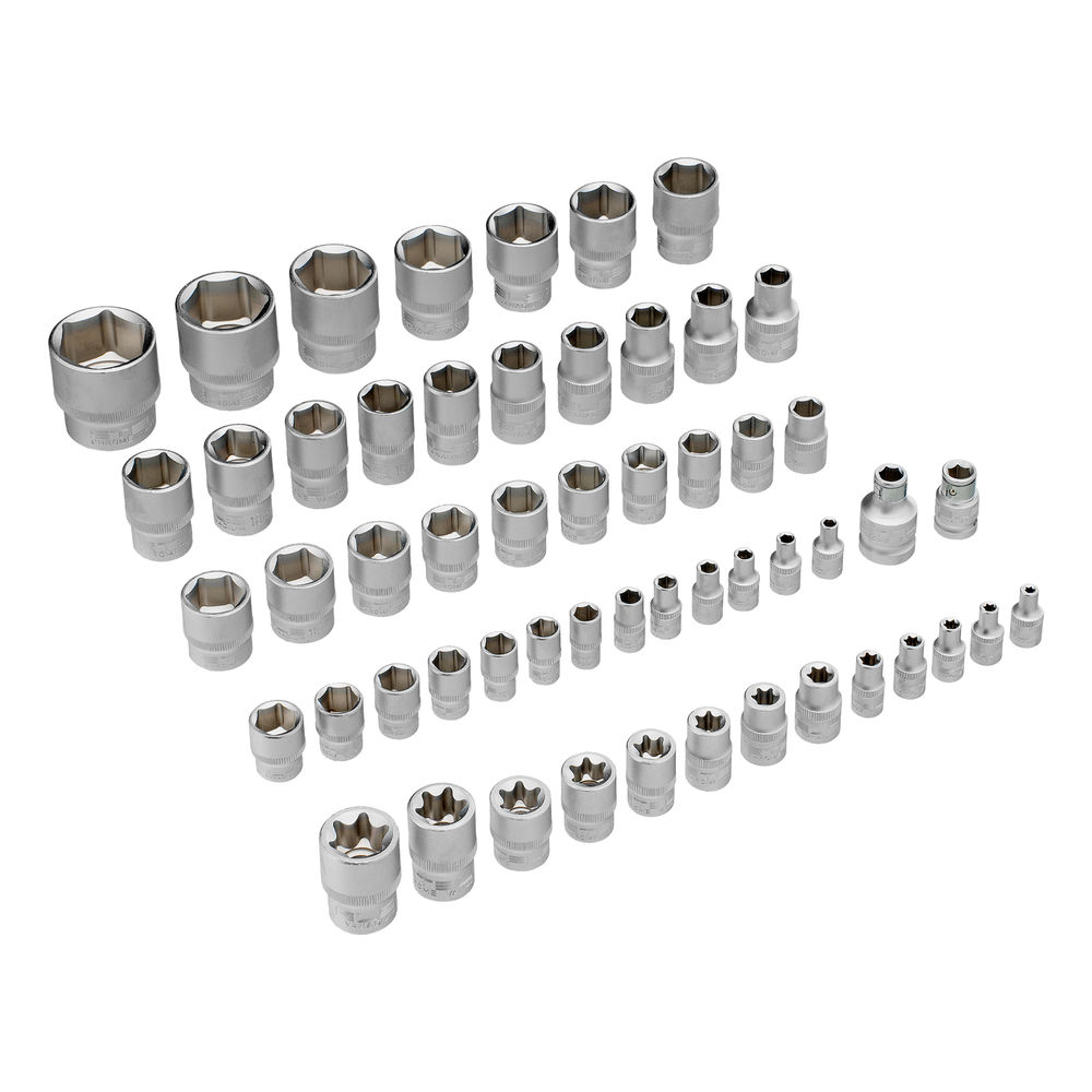 Набор инструментов, 1/4, 3/8, 1/2, Cr-V, S2, усиленный кейс, 151 предмет Stels