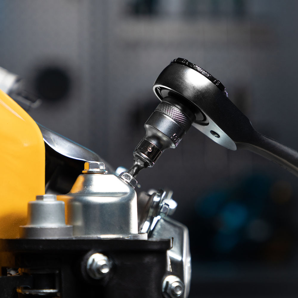 Набор торцевых головок, трещотка 120 зубьев, 1/2, 1/4, CrV, 41 предмет Gross